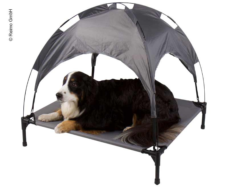 Lehátko pro psy Camp4 se sluneční stříškou