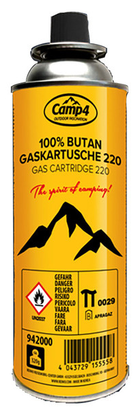 Plynová kartuše Camp4 - 220g