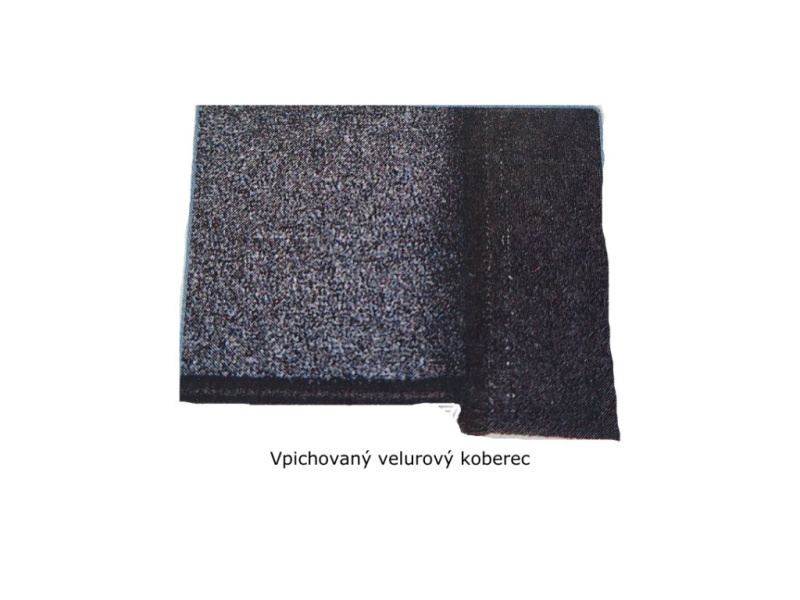 Podlahové rohože do kabiny řidiče Carbest pro Fiat Ducato, Peugeot Boxer, Citroen Jumper Varianta: Fiat Ducato 2002 - 2006, Velurová vpichovaná rohož Plus