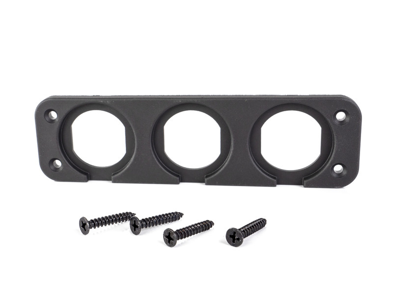 CARBEST Montážní rámečky pro USB a voltmetry Varianta: Trojitý rámeček