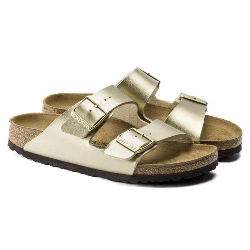 Dámské žabky Birkenstock Arizona Birko-Flor Gold Regular Wide (1016110) 40