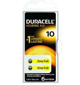 Duracell Easy Tab 6ks DA10P6