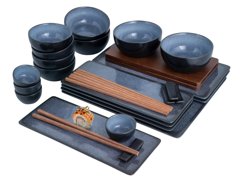 Moritz und Moritz Sada na sushi, 29dílná (modrá)