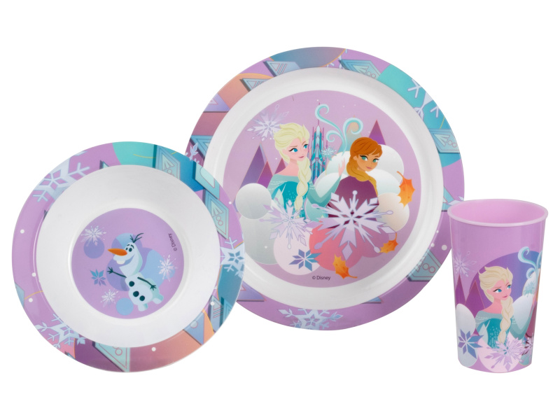 Sada dětského nádobí, 3dílná (Ledové království)