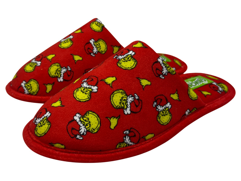 Dámská / Pánská domácí obuv Grinch (červená, 41/42)