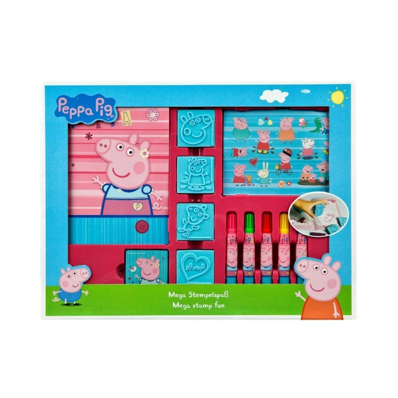 Karton P+P Velký razítkovací set 12ks Peppa Pig