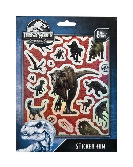Sada nálepek Jurassic World