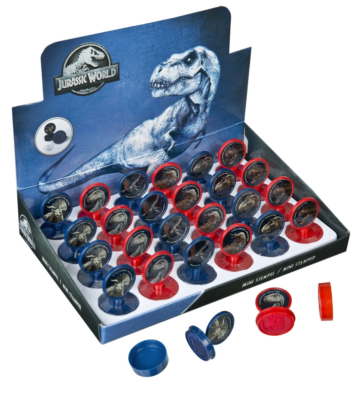 Jurassic World mini samobarvicí razítko - 1 kus
