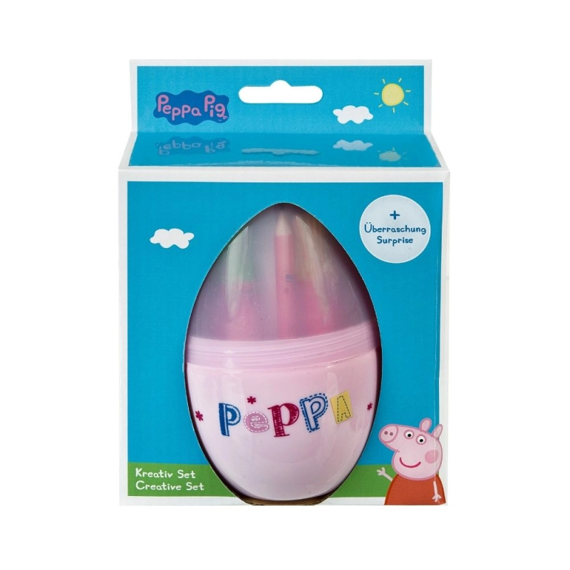 KARTON P+P Kreativní set ve tvaru vejce PRASÁTKO PEPPA