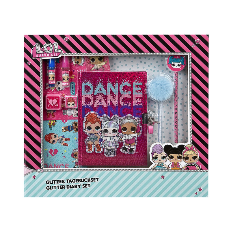KARTON P+P Set diářů s glitry LOL Surprise