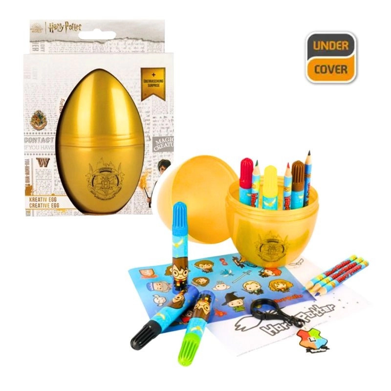 Harry Potter sada psacích potřeb v překvapovacím vajíčku