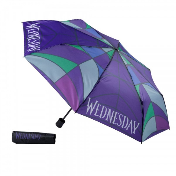 Skládací deštník s motivem Wednesday