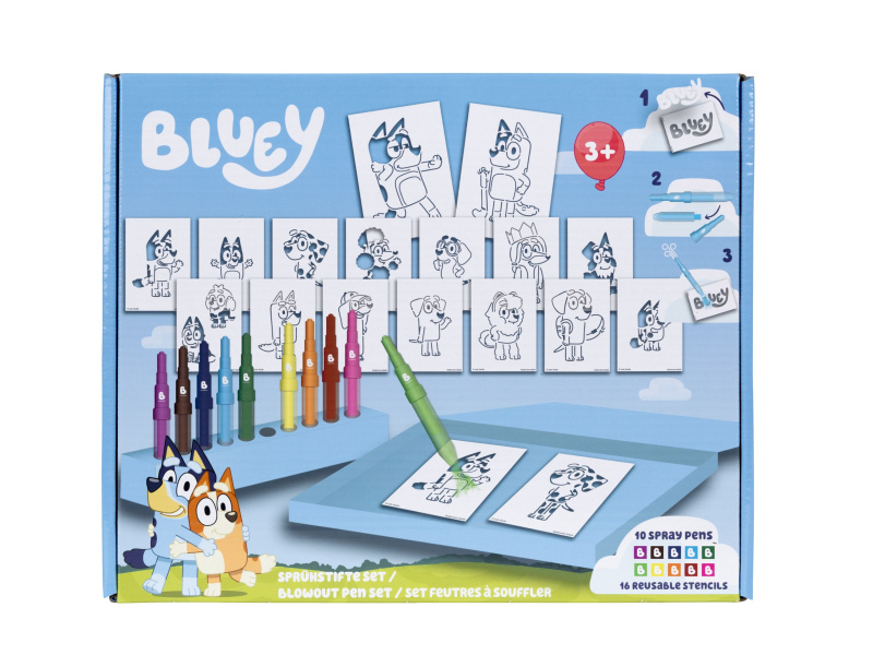 Sada foukacích fixů (Bluey)