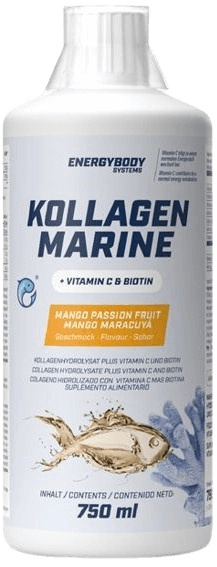 EnergyBody Kollagen Marine 750 ml - mango/marakuja