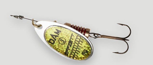Dam třpytka standard spinner reflex gold - velikost 2 hmotnost 4 g
