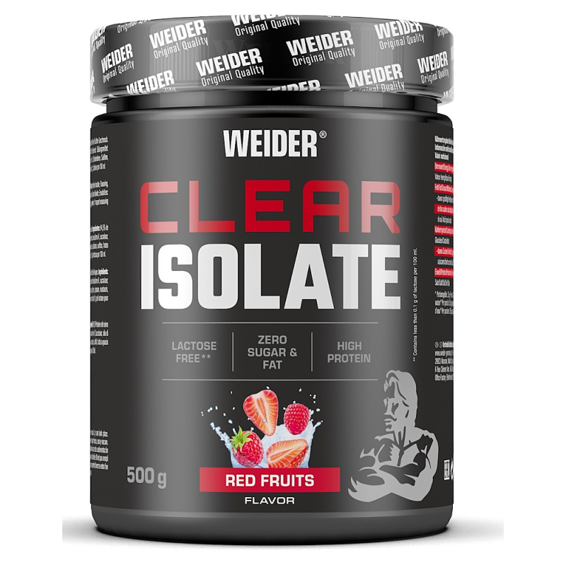 WEIDER Clear isolate syrovátkový izolát červené ovoce 500 g