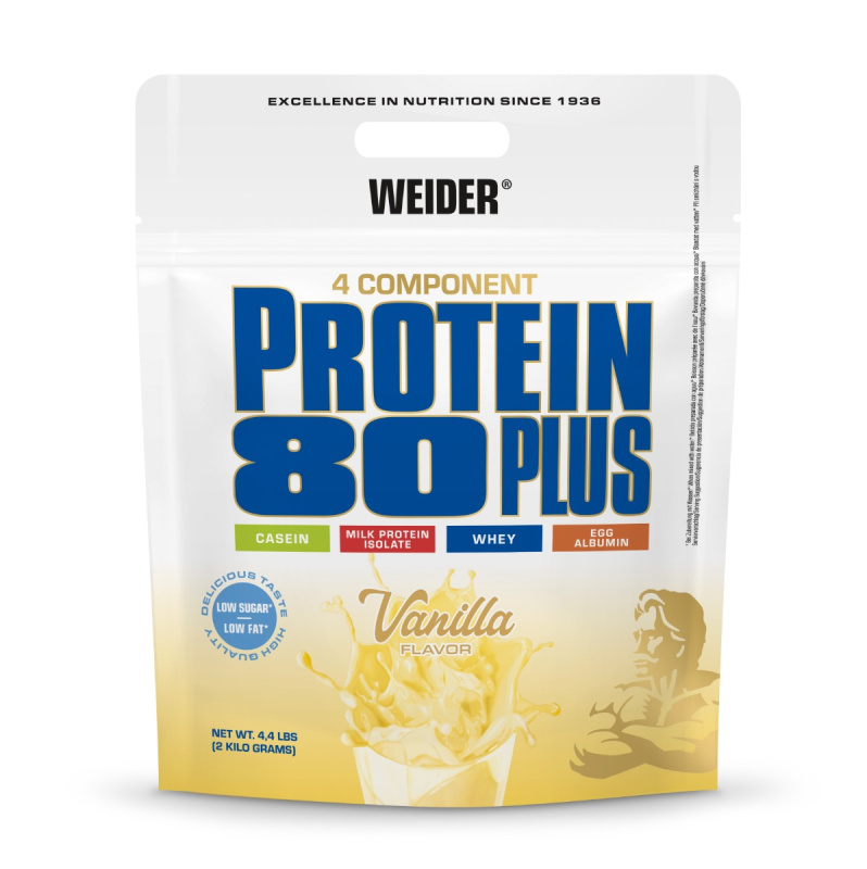 WEIDER Protein 80 plus vanilka 2000 g