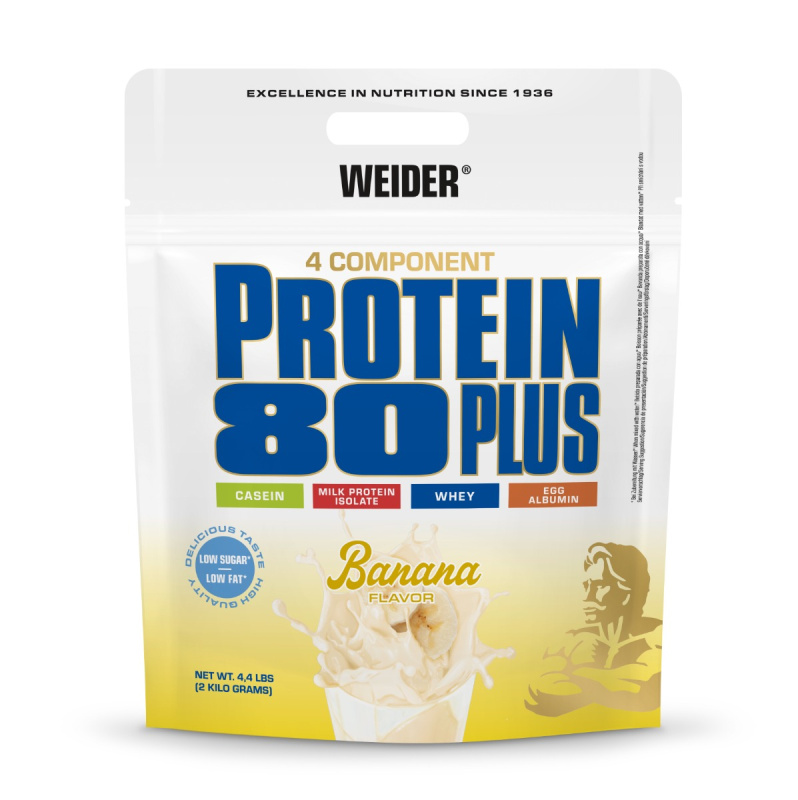 WEIDER Protein 80 Plus  banana sáček 2000 g