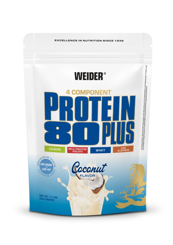 Weider Protein 80 Plus 500 g - kokos