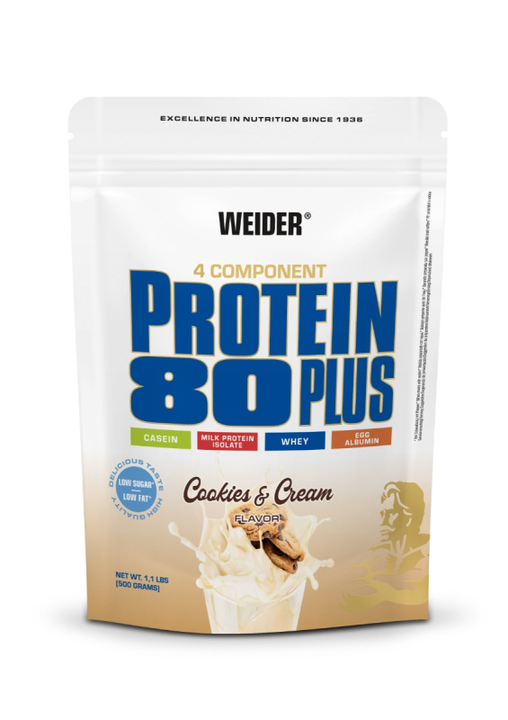 Weider Protein 80 Plus 500 g - cookies & cream