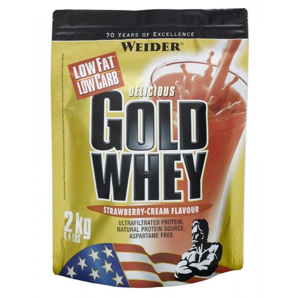 WEIDER Gold whey syrovátkový protein vanilka 2000 g