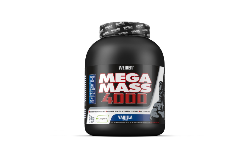 Weider Giant Mega Mass 4000 3 kg - vanilka
