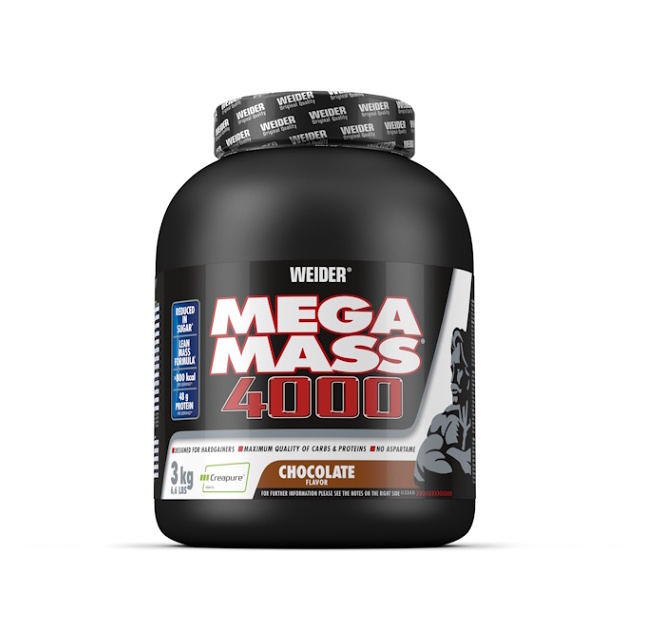 Weider Giant Mega Mass 4000 3 kg - čokoláda