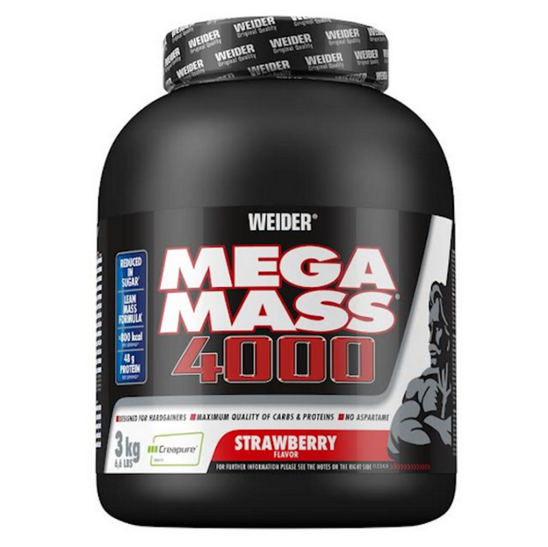 Weider Giant Mega Mass 4000 3 kg - jahoda