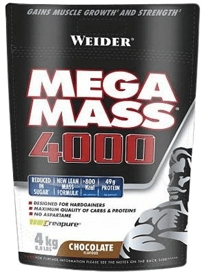Weider Giant Mega Mass 4000 3 kg - jahoda