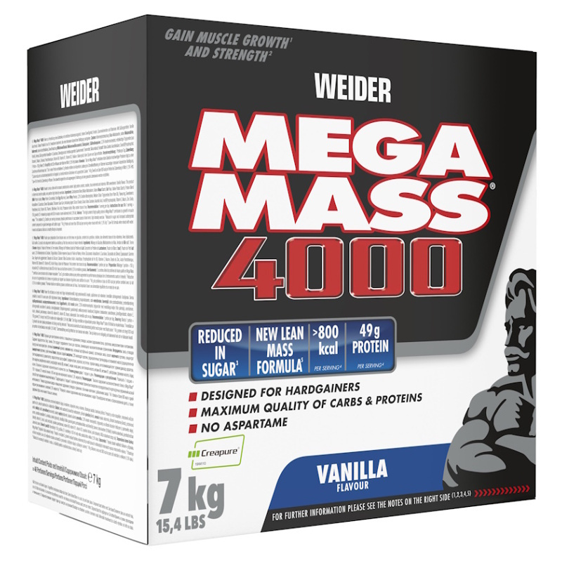 Weider Giant Mega Mass 4000 7kg - vanilka