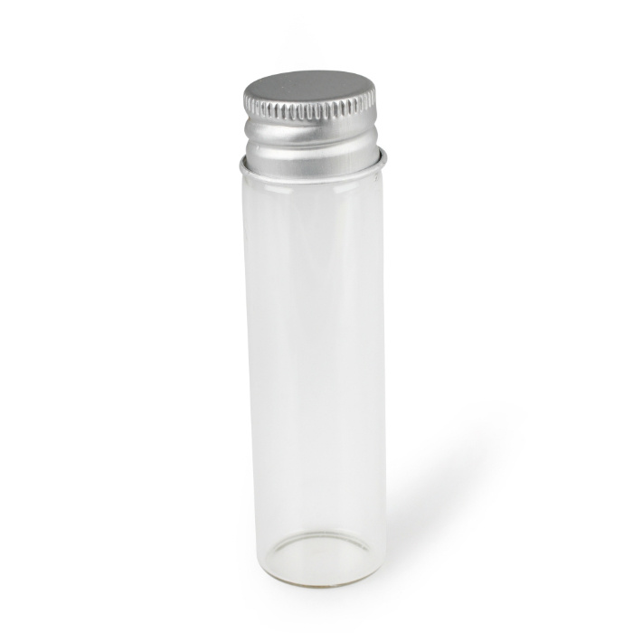 Sklenička se šroubovacím uzávěrem 2x7cm (1ks)