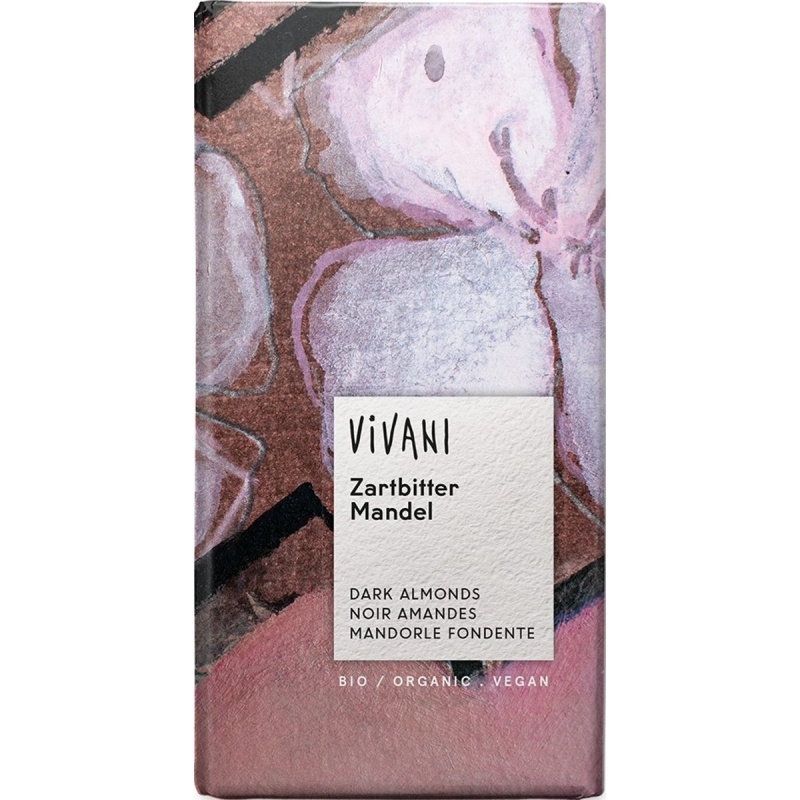 VIVANI BIO Hořká čokoláda s mandlemi