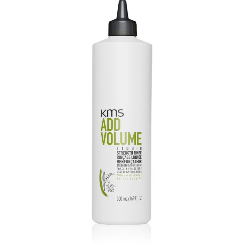 KMS Add Volume Liquid Strength Rinse vlasová kúra pro vlasy postrádající hustotu 500 ml