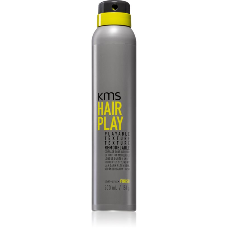 KMS Hair Play Playable Texture lak na vlasy pro dlouhotrvající zpevnění 200 ml