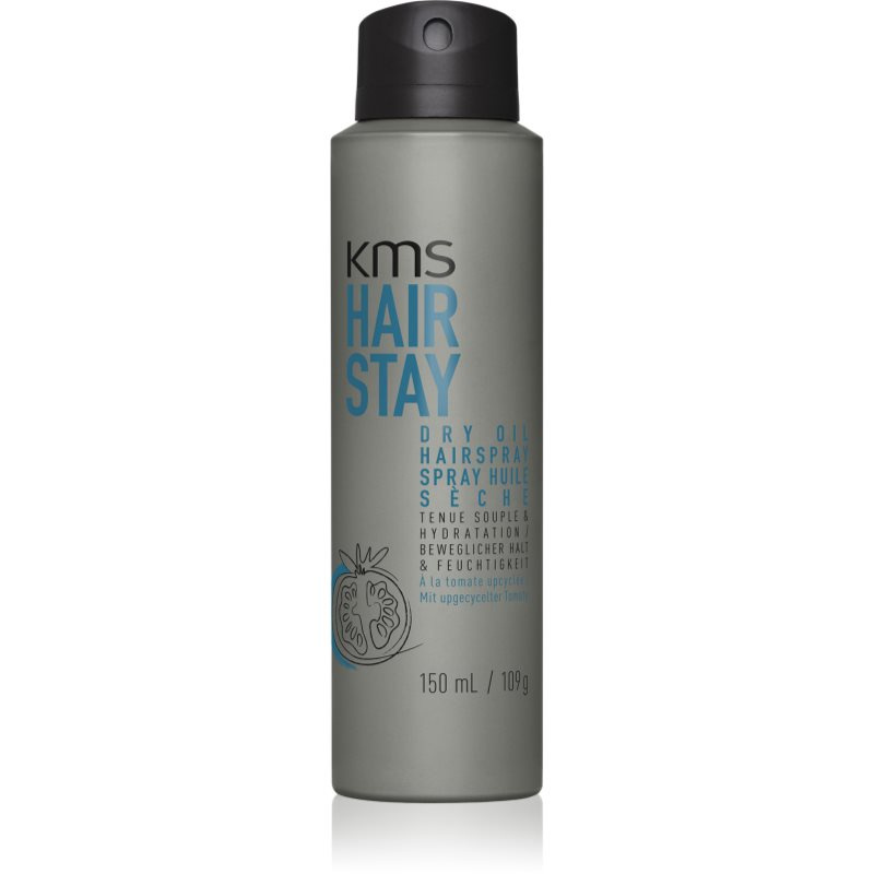 KMS Hair Stay Dry Oil Hairspray suchý olejový sprej s lehkou fixací 150 ml