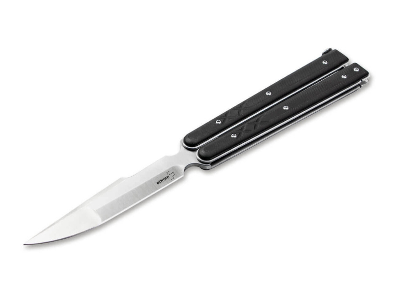 Böker Plus Balisong tactical big – taktický zavírací motýlkový nůž