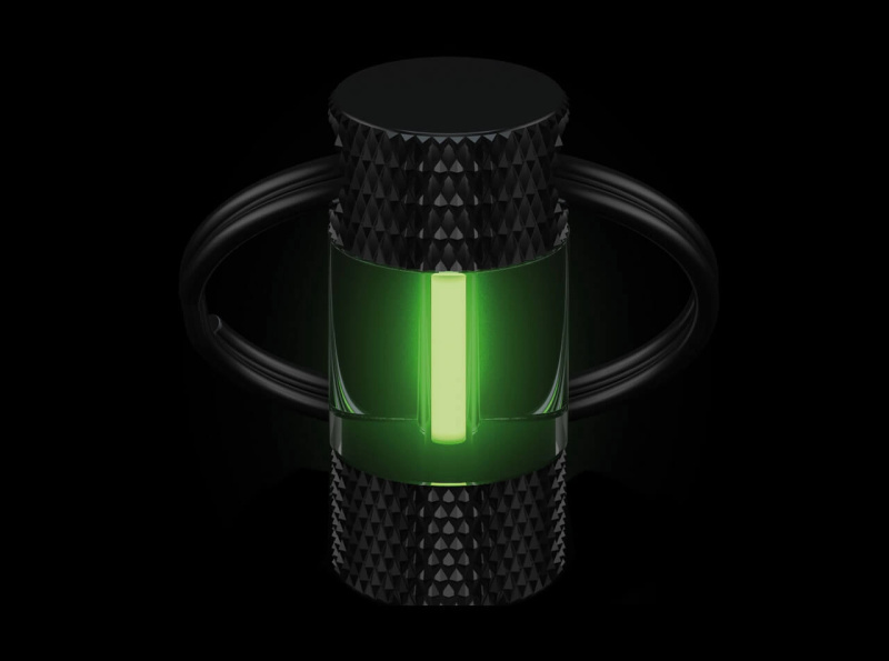 Böker Plus mini glow přívěsek na klíče bez baterie zelený