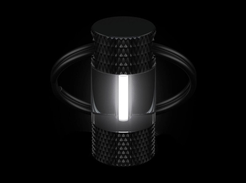 Böker Plus mini glow white bezbateriové světlo na klíče bílé