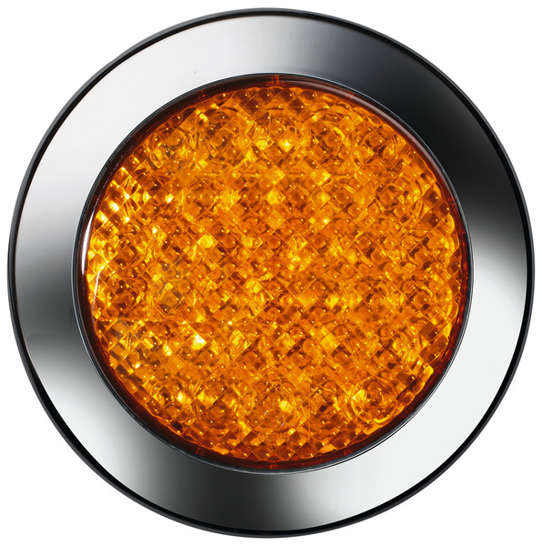 JOKON LED indikátor, 12V, 3/W žlutý IP67 500 mm kabel