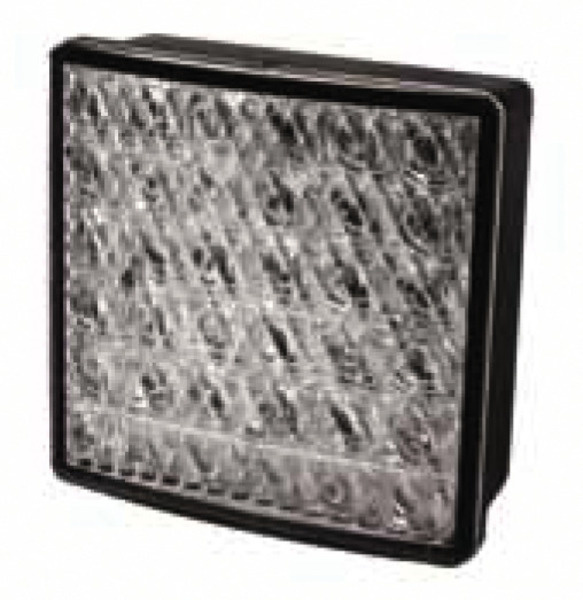 LED brzdové zadní světlo Jokon - čtvercové, čiré