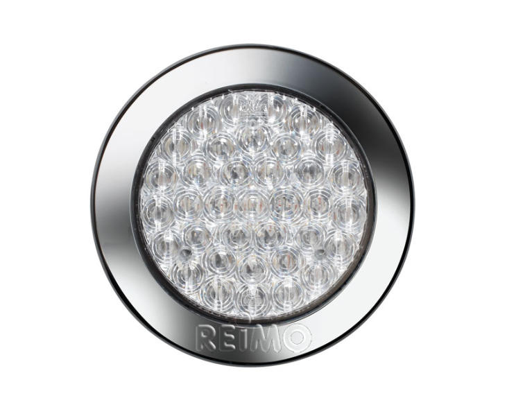 LED mlhové světlo Jokon - čiré, kulaté