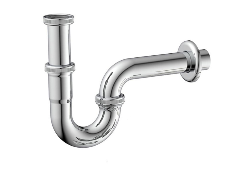 Nerezový sifon umyvadla Insanpro RS32 / 1 1/4" x DN32 / nerez / chrom Varianta: ivi1