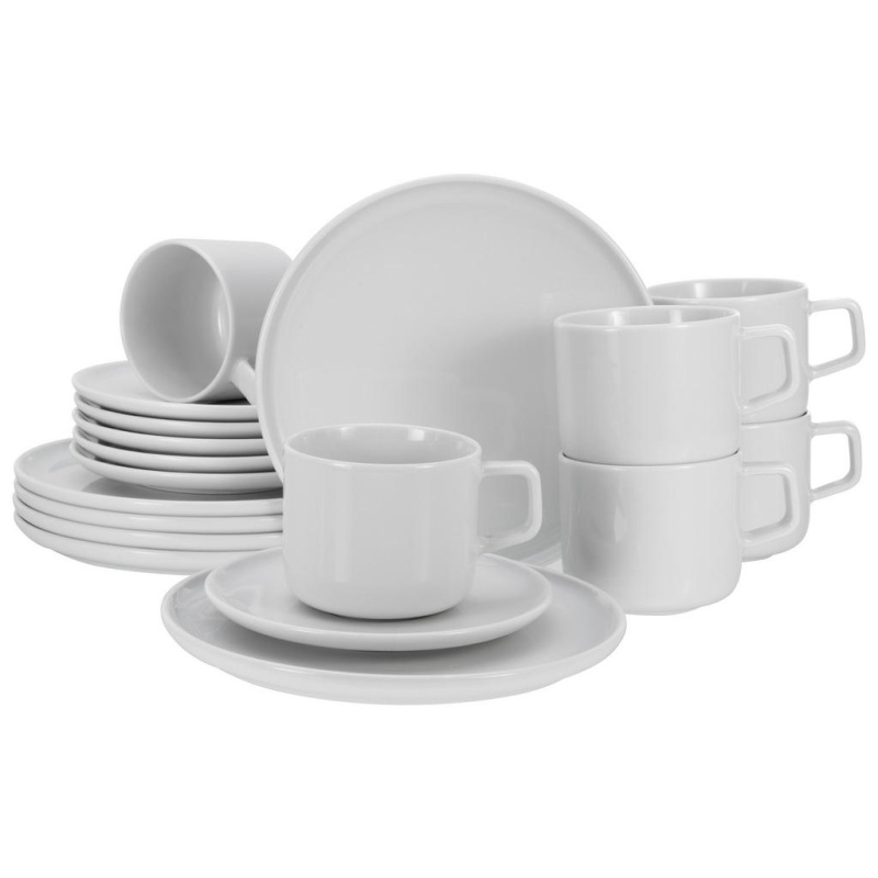 Creatable Jídelní servis Chef Collection (18dílný kávový servis, bílá)