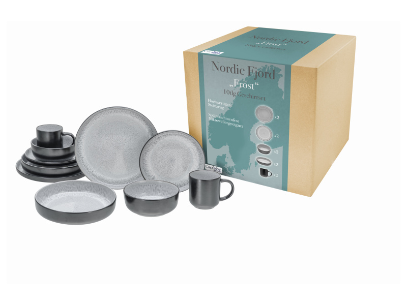 Creatable Sada nádobí Nordic Fjord (10dílný kombinovaný servis, mráz)