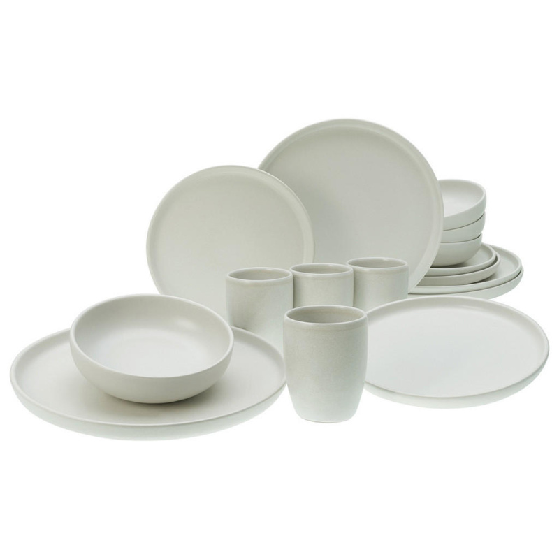 Creatable Jídelní servis Uno offwhite (16dílný kombinovaný servis)