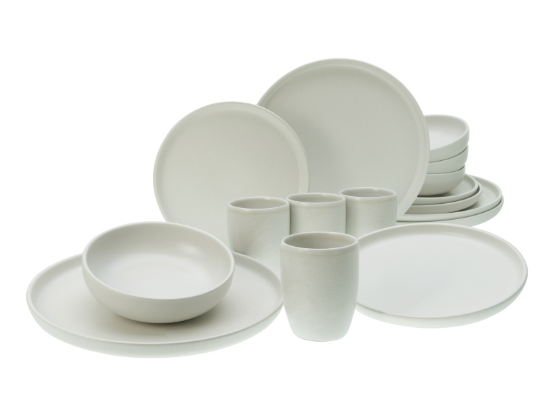 Creatable Jídelní servis Uno offwhite (16dílný kombinovaný servis)
