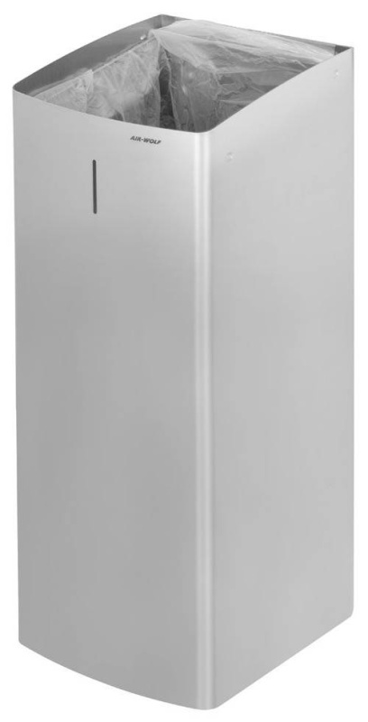 Odpadkový koš Air-Wolf Alpha 60-176 / 50 l / čtyřbodové uchycení / nerez Varianta: ivi1