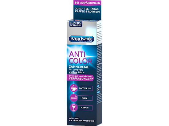Rapid White Anti Color zubní pasta 75 ml