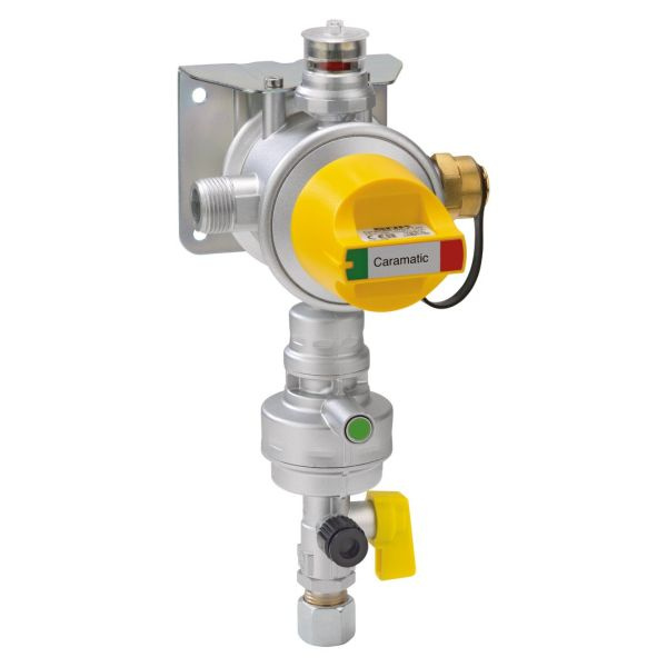 GOK Bezpečnostní regulátor tlaku plynu Caramatic DriveTwo Vyrovnání: vertikální, Provozní tlak: 50 mbar