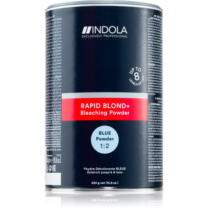 Indola Rapid BLOND+ Bleaching Powder zesvětlující pudr na vlasy odstín Blue 450 g